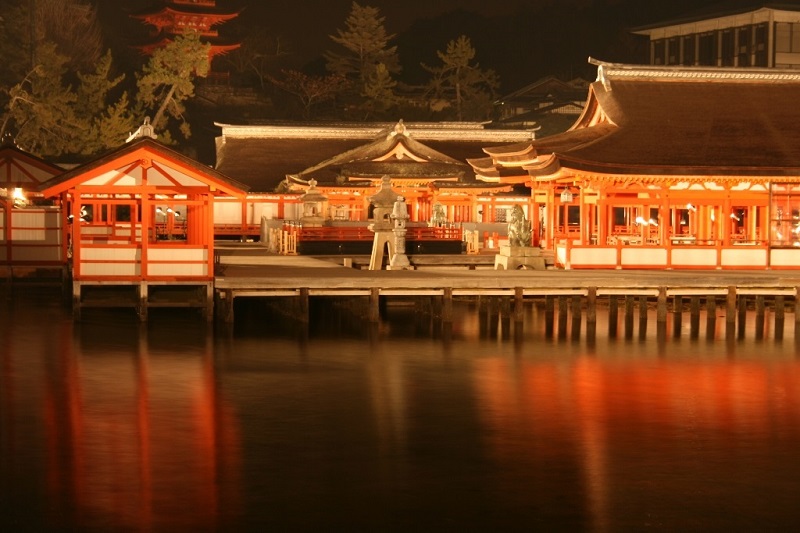 嚴島神社周辺のライトアップ