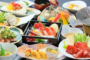 扇コースの料理
